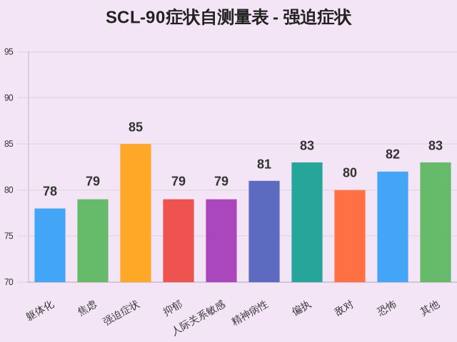 SCL-90症状自测量表-因子维度13