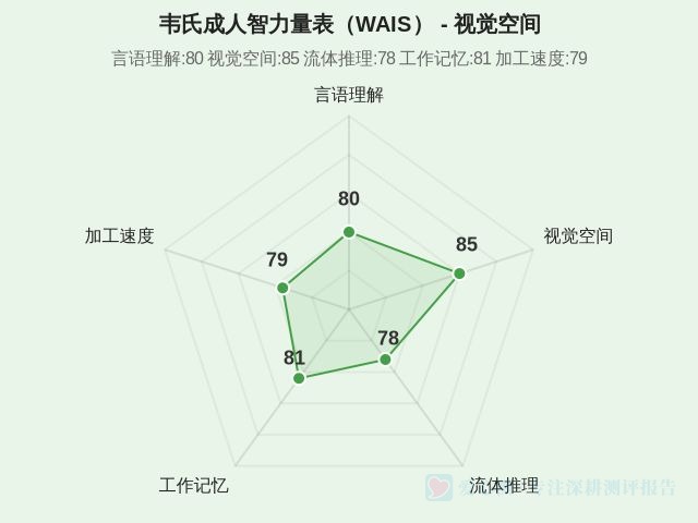 韦氏成人智力量表（WAIS）-因子维度2