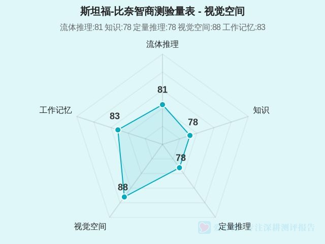 斯坦福-比奈智商测验量表-因子维度4