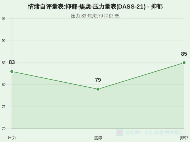 情绪自评量表:抑郁-焦虑-压力量表(DASS-21)-因子维度3